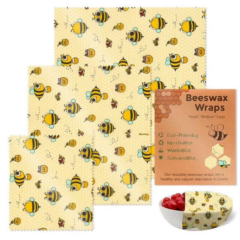 Envolturas reutilizables de cera de abeja