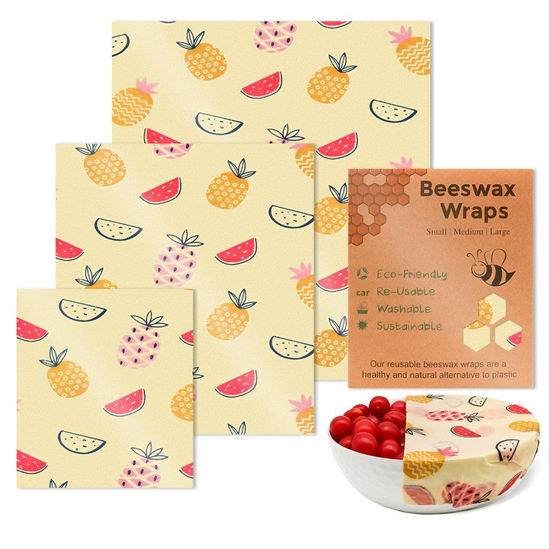 Envolturas reutilizables de cera de abeja