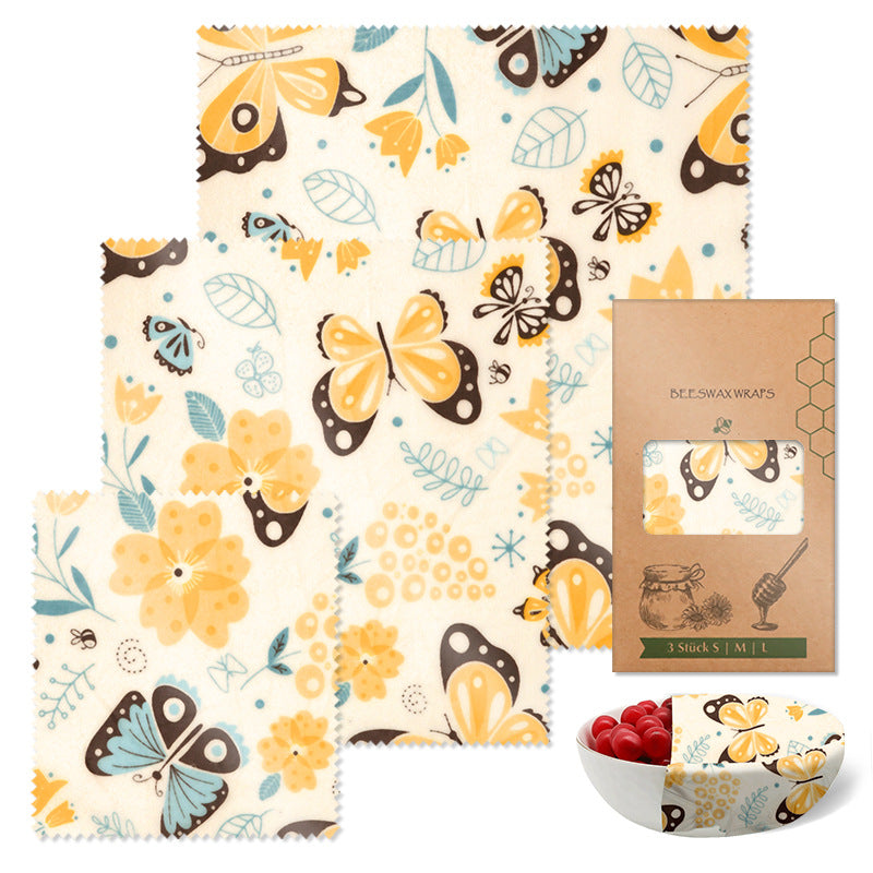 Envolturas reutilizables de cera de abeja